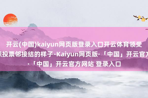 开云(中国)kaiyun网页版登录入口开云体育领受现场投票和累积投票邻接结的样子-Kaiyun网页版·「中国」开云官方网站 登录入口