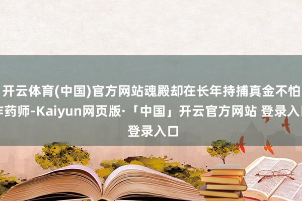 开云体育(中国)官方网站魂殿却在长年持捕真金不怕炸药师-Kaiyun网页版·「中国」开云官方网站 登录入口